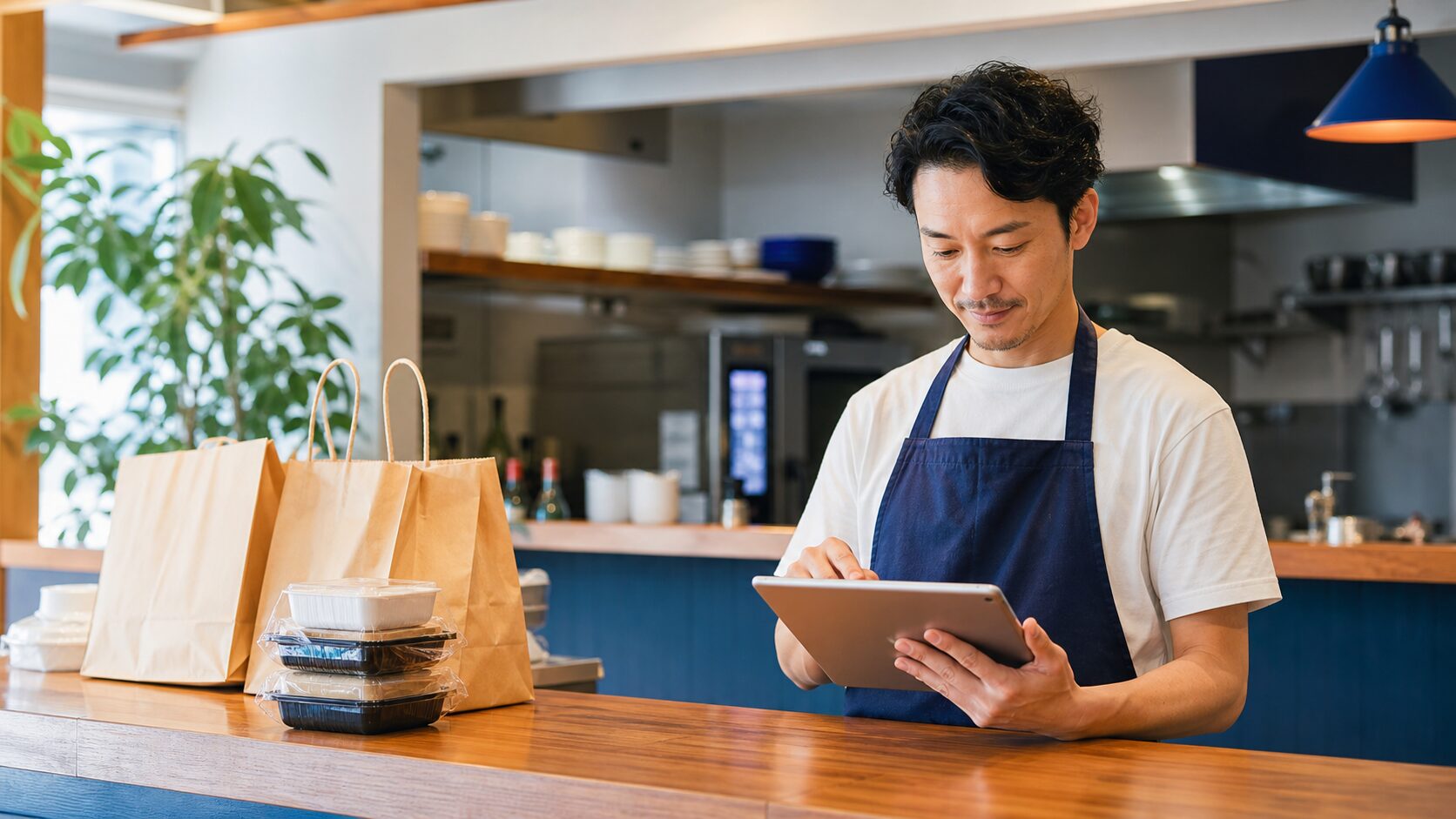 ロケットナウ出店後の注文受付イメージ